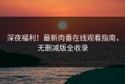 深夜福利！最新肉番在线观看指南，无删减版全收录