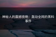 神秘人的震撼夜晚：轰动全网的黑料事件