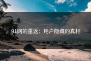 91网的重返：用户隐藏的真相